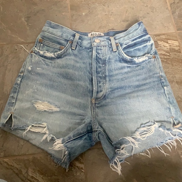 AGOLDE Dee short in Riccochet - Picture 4 of 6